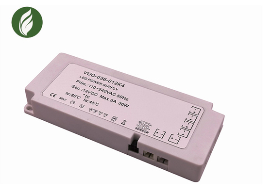 가벼운 호리호리한 240V 내지 12V 주도하는 드라이버, 내각 조명 트랜스 아래에 있는 36W 12V