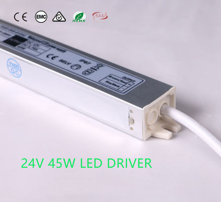 1.88A 24V 야외 주도하는 스트립 전원 공급기 울트라 슬림 경량