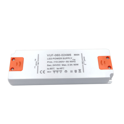 드리버피스는 60W 극단적 가는 주도하는 드라이버 24V AC 조명 부속물을 방수 처리합니다