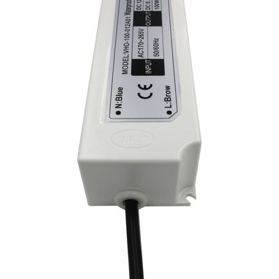 100W 12V 시원한 스트립 광 LED 운전자 방수 IP67 플라스틱 전원 공급기