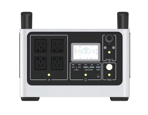 LiFePO4 배터리 2000w 220V 순수 사인파 가지고 다닐 수 있는 에너지 태양발전기 동력화차