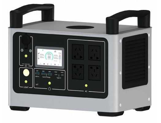 2000W 110V/220V 순수 사인파 야외 파워 뱅크 가지고 다닐 수 있는 태양 발전소 LiFePO4