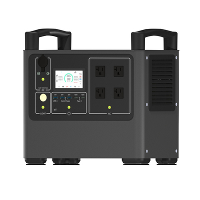 야외 야영을 위한 2000w 가지고 다닐 수 있는 태양 발전소 배터리 휴대용 발전기