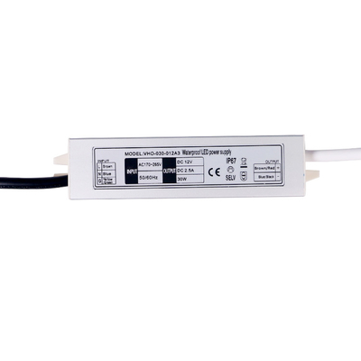 12v 30w 울트라 슬림 방수 주도하는 드라이버 반사경 12vdc Dc 12v 정전압 2500mA