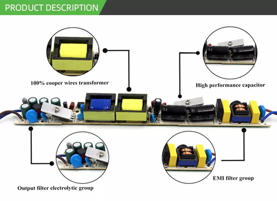 24V 60W 네온사인 광 드라이버인 OEM 야외 방수 주도하는 드라이버 IP67