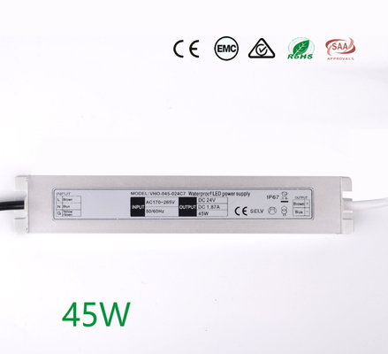 SMPS 1.88A 울트라 슬림 주도하는 운전자, 야외 주도하는 방수 전원 공급기 IP67