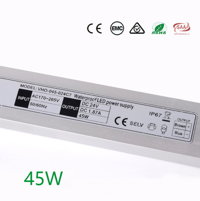 SMPS 1.88A 울트라 슬림 주도하는 운전자, 야외 주도하는 방수 전원 공급기 IP67