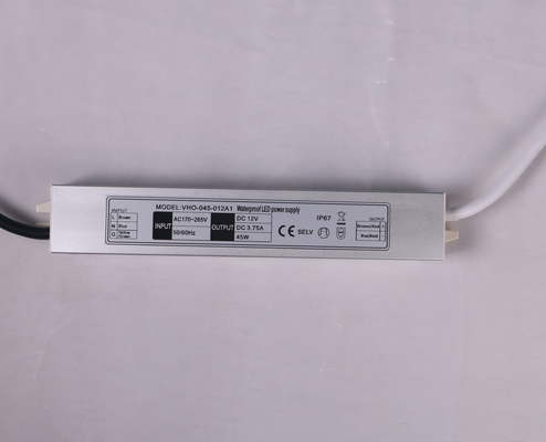 스트립 라이트를 위한 깜빡임 방지 DC 12V 야외 주도하는 드라이버 울트라 슬림 45W